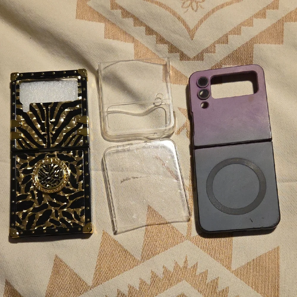 Lot Of 3 Samsung Galaxy Flip 3 Phone Case